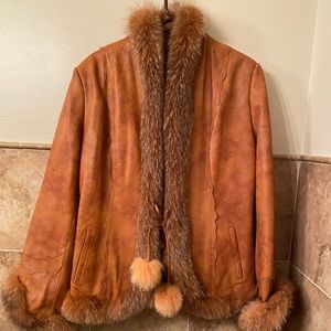 Ladies Italian Leather/Fur